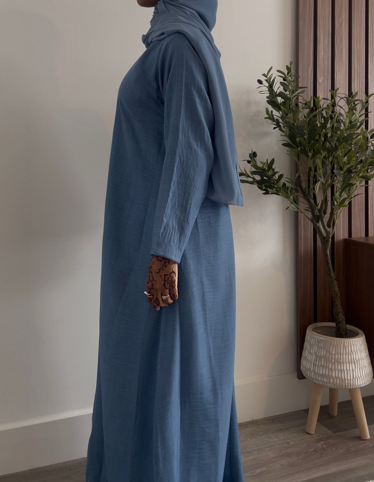 Sky Blue Abaya