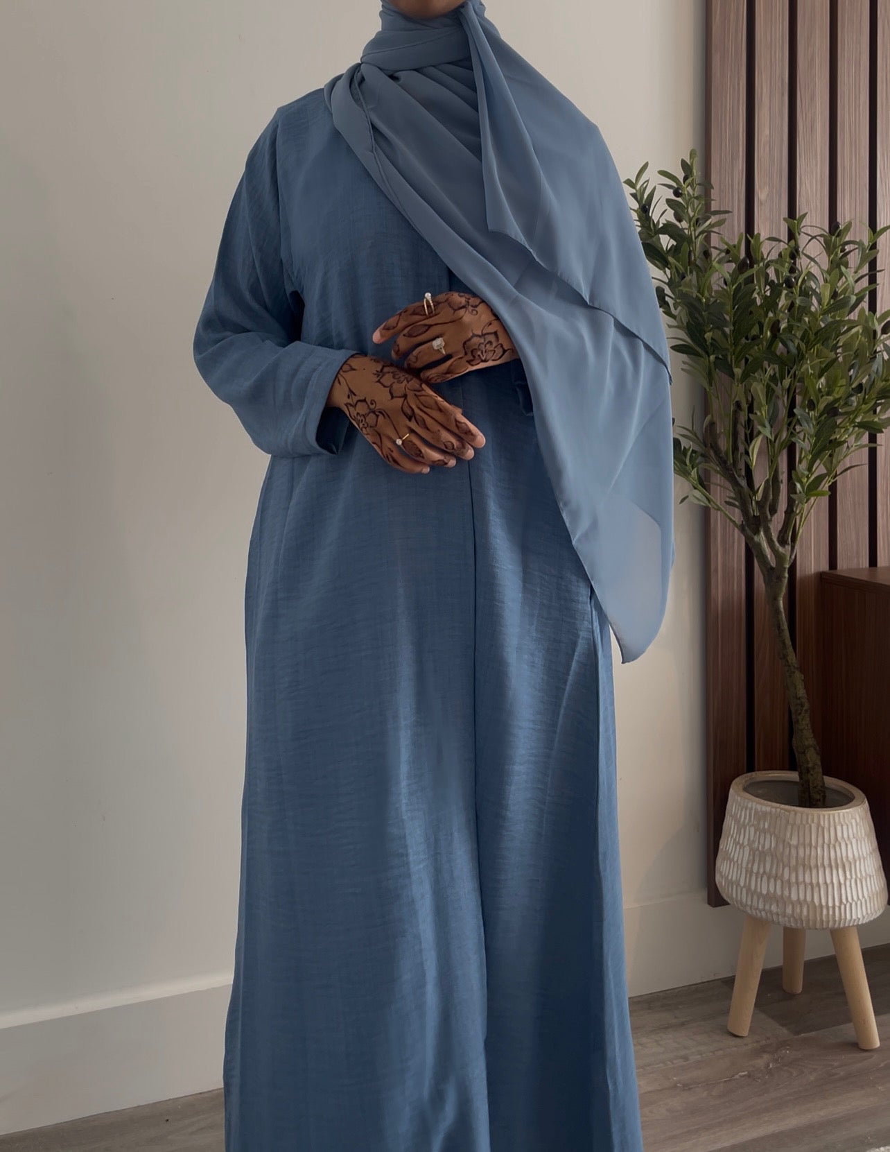 Sky Blue Abaya
