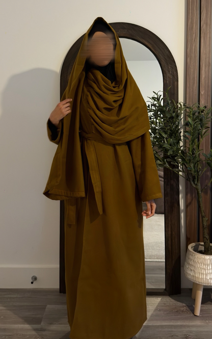 CAMEL ABAYA COAT