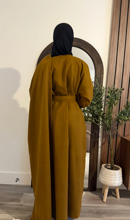 CAMEL ABAYA COAT